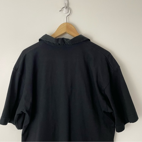 Adidas All Blacks Rugby Polo Shirt Black Size XL - Picture 8 of 9